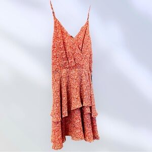 NWT- Skies Are Blue Sleeveless Floral Dress Red/Multi Women’s Size S